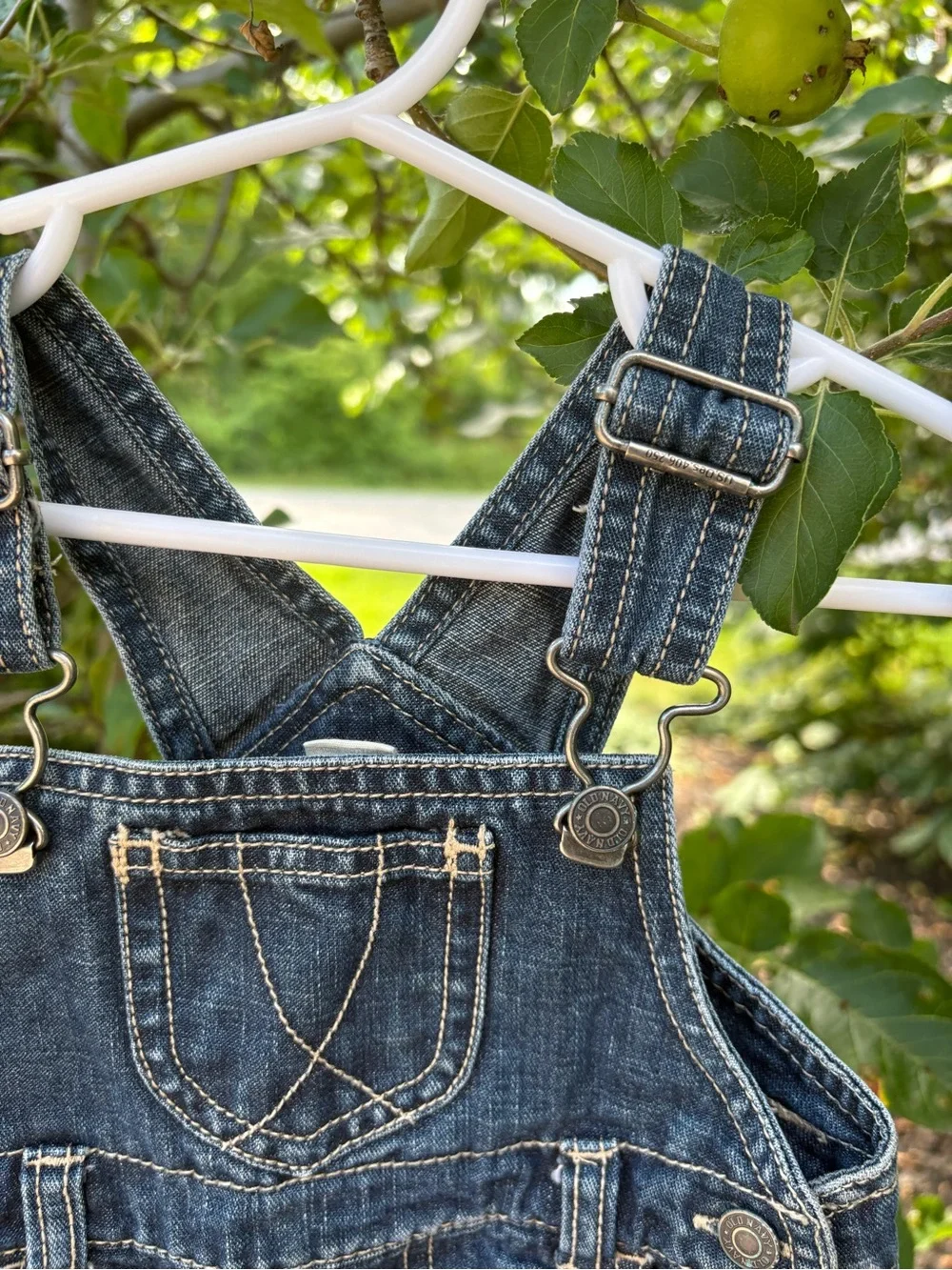 Old Navy Indigo Denim Overall Skirt for Kids